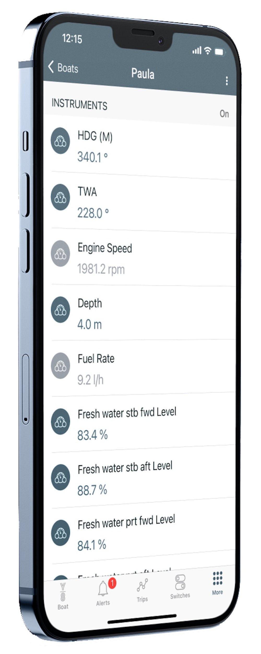 Y ON WATCH outstanding YYachts application for onboard remote-control system, control onboard electric and hydraulic systems by Smartwatch or Smartphone