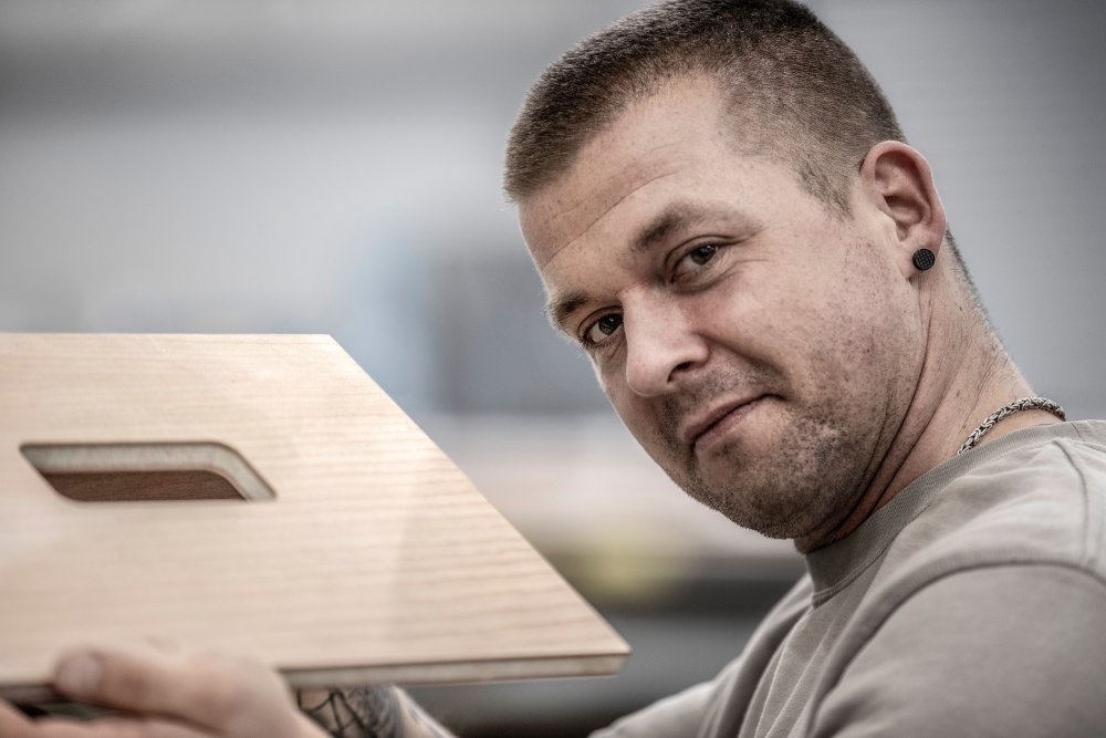 Mirko Ihlenfeld carpenter at YYachts luxury boats 