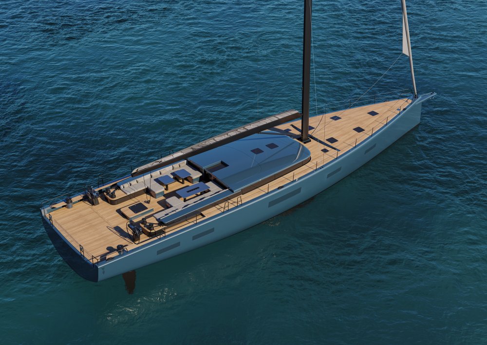 Y9 sailing yacht fast luxury 90 feet carbon boat