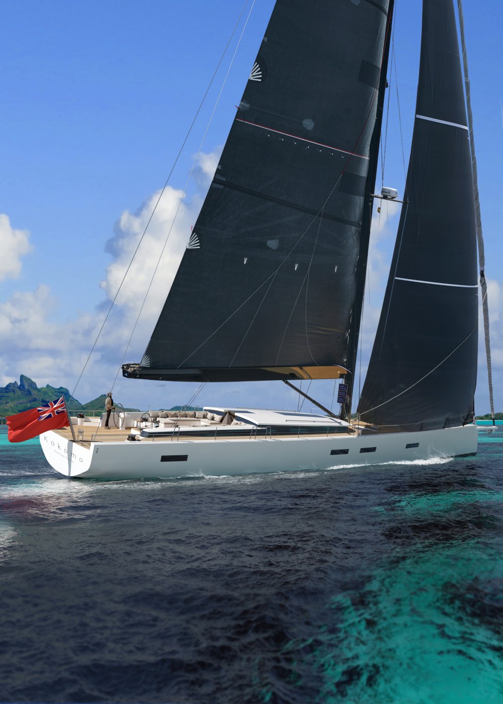 Y9 pilot house, fast on the water