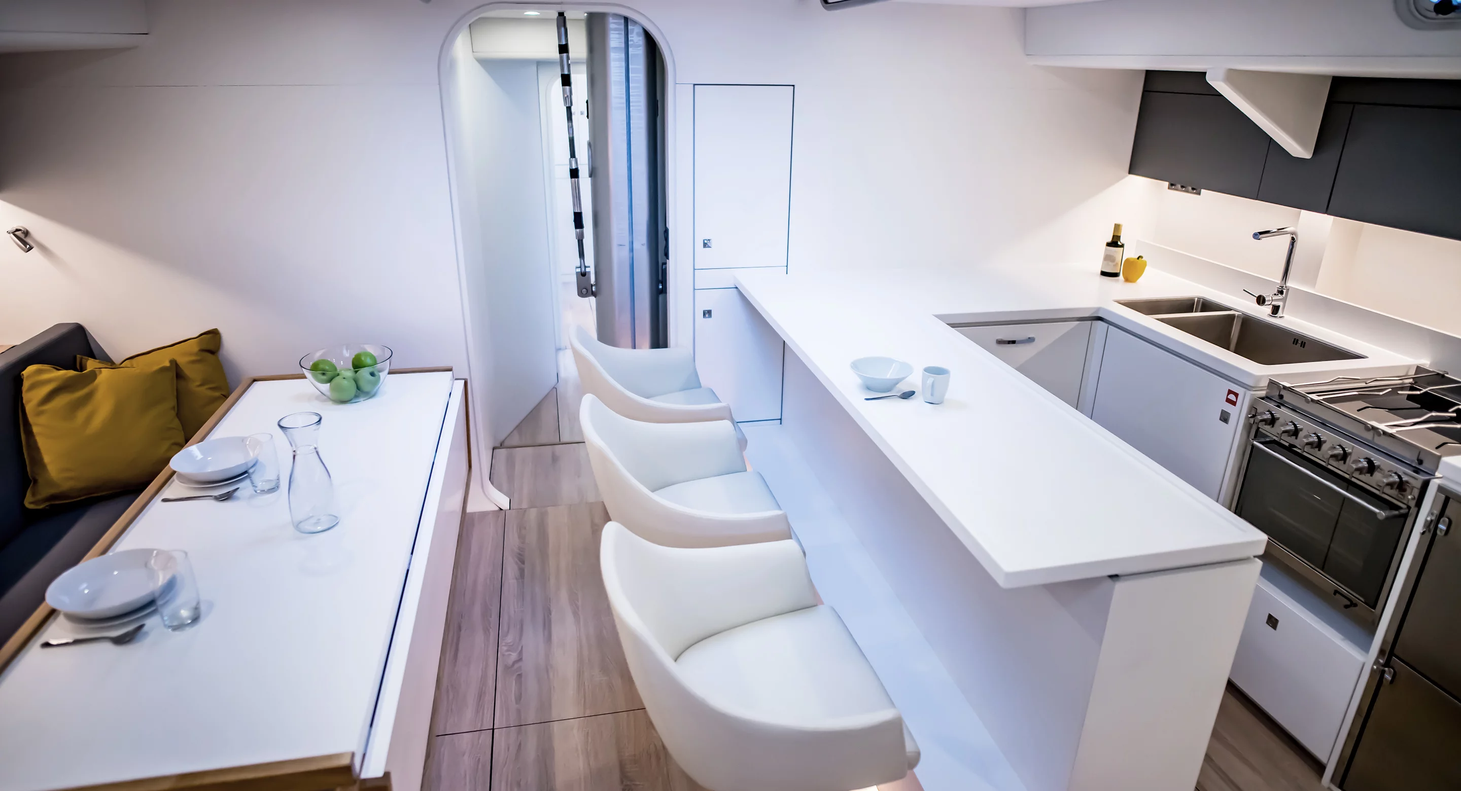 YC Eugen Seibold Living and Galley