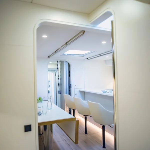 YC Eugen Seibold galley hallway